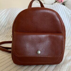 Portland Leather Snap Mini Backpack